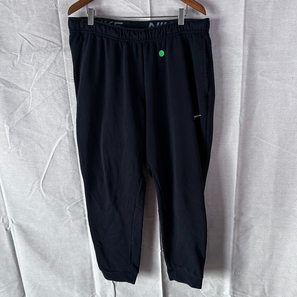 Nike Dri-FIT Mens Jogger Sweatpants Black XXL Elastic Waistband RN56323